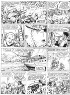 BARBE ROUGE : Planche originale 37 Tome 30 Barbe Rouge L'or et la gloire